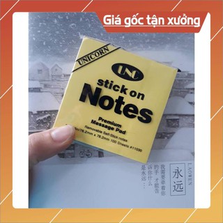 🍓Giấy nhớ (stick note) UNC cỡ nhỏ, vừa, đại (3*2, 3*5, 3*4)