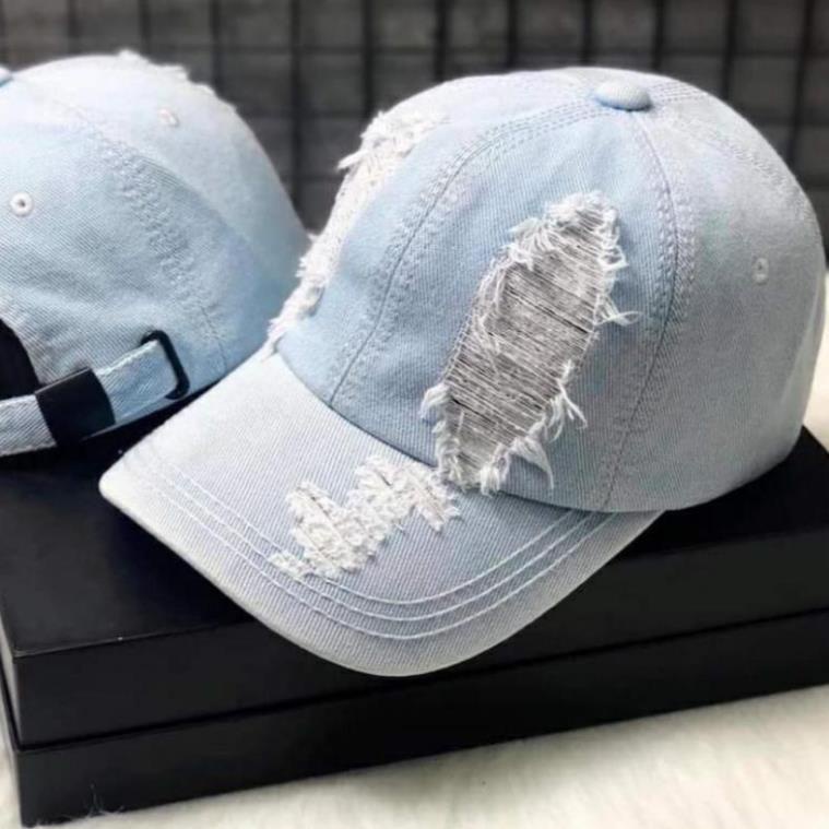 Nón Jean Thời Phong Cách Rách, Mũ Nón Nam Nữ Bụi Ngầu