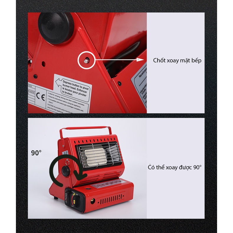 Bếp sưởi ngoài trời bằng khí gas