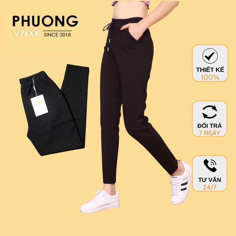 Quần jogger nữ vải  trơn 1 màu hàng Quảng Châu đủ size 40 -65kg