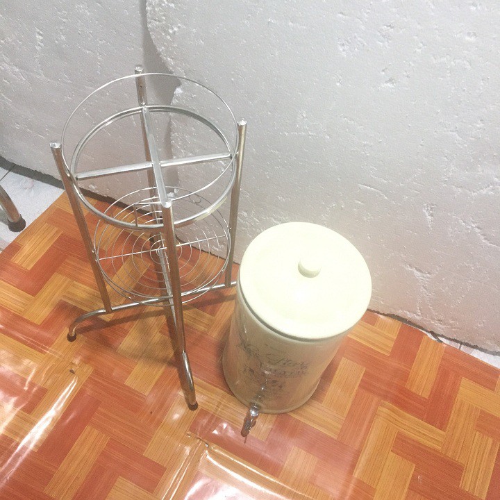 COMBO BÌNH SỨ LỌC NƯỚC THIÊN THANH KÈM CHÂN BÌNH INOX CAO CẤP-BLS20LC-CB27I-