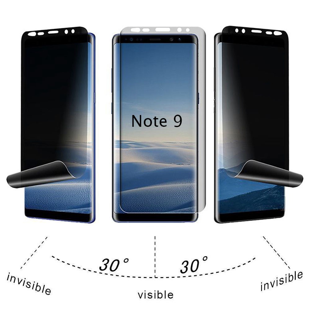 Kính cường lực chống nhìn trộm chất lượng cao cho samsung galaxy note 9
