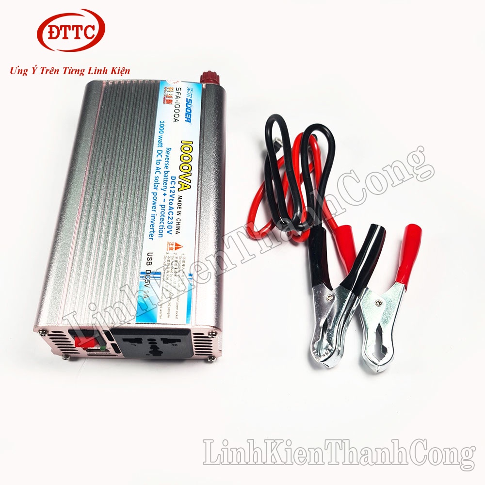 Bộ Kích Điện Inverter SUOER 12V 1000W SFA-1000A (Chính Hãng)