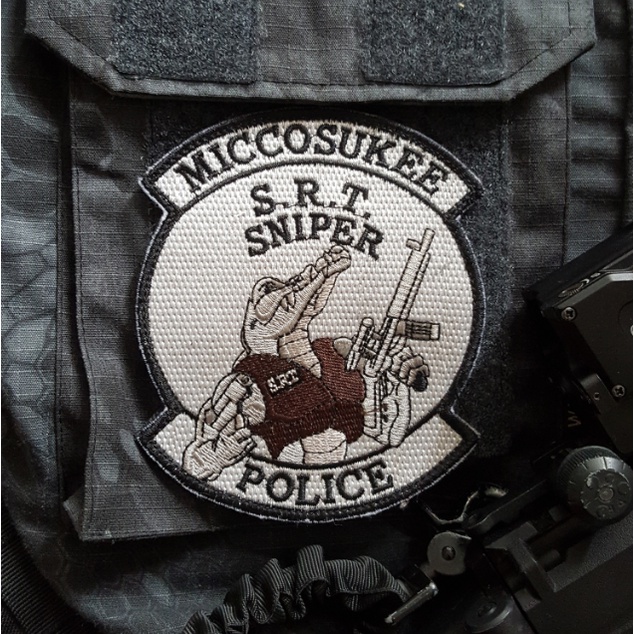 Tactical Patches Police 14.5x5cm Reflective Police Patch for