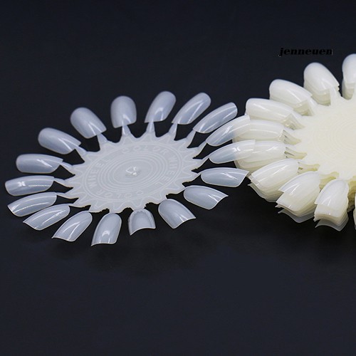 [Hàng mới về] Set 10 đĩa 18 móng giả trưng bày màu sơn móng tay tiện lợi