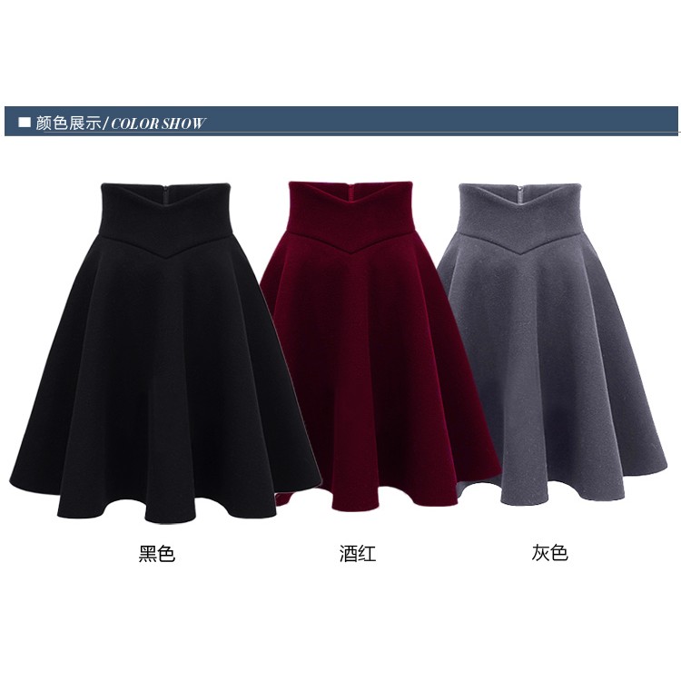 Chân váy xoè lưng chữ V cap cấp - V02115070