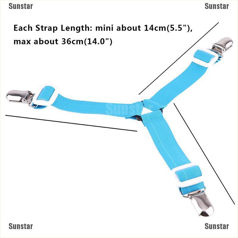 Bộ 2 Dây Đai Tam Giác Giữ Cố Định Ga Trải Giường Tiện Dụng