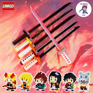 Đồ Chơi Lắp Ráp LINKGO Thanh Kiếm Diệt Quỷ Mô Hình Nhật Luân Kiếm Trong Kimetsu no Yaiba / Demon Slayer