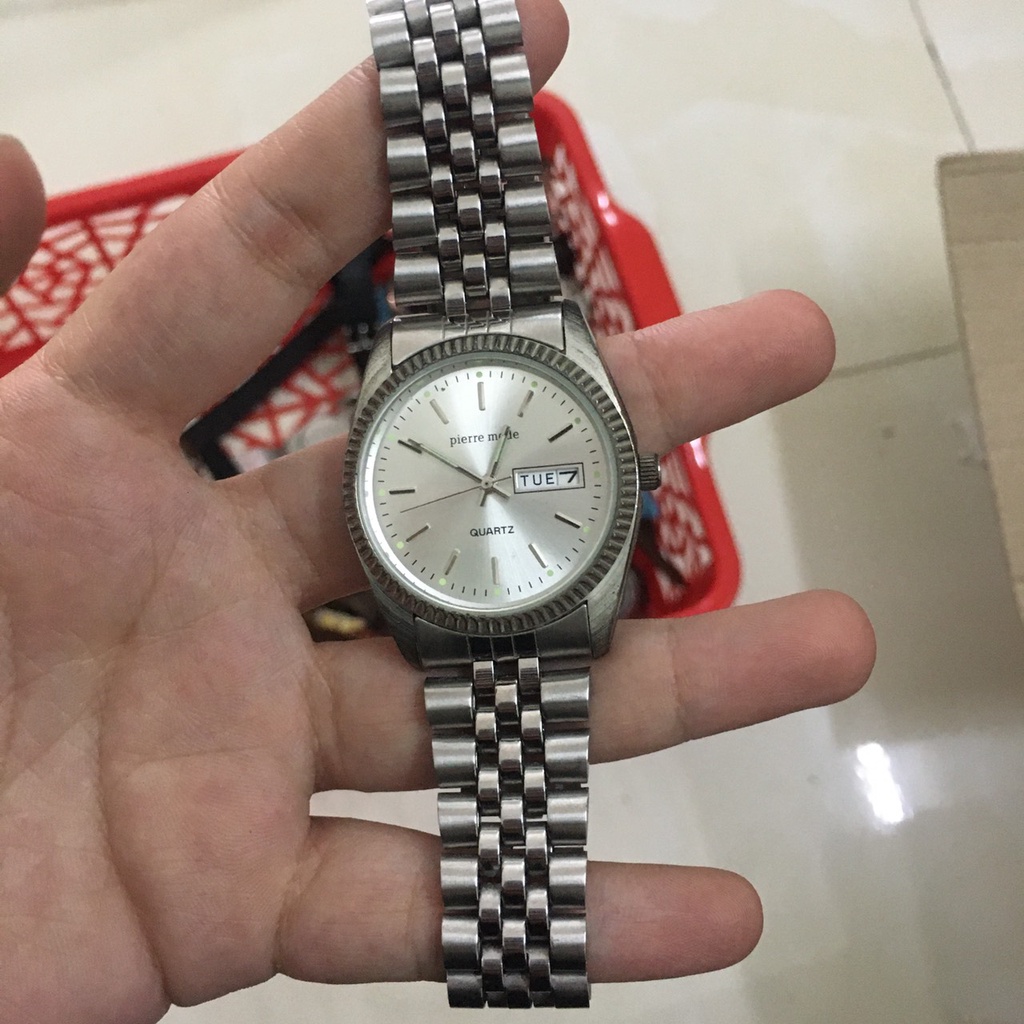 Đồng hồ nam pierre mode thương hiệu QUARTZ hàng si Nhật chính hãng