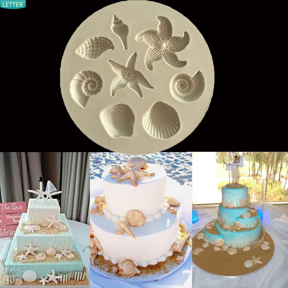 Khuôn Silicone Làm Bánh Tạo Hình Vỏ Sò Độc Đáo Tiện Dụng