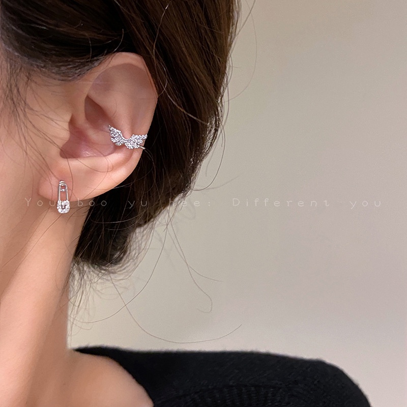 Khuyên Tai Nữ Trang Tạo Hình Đôi Cánh Thiên Thần Xinh Xắn