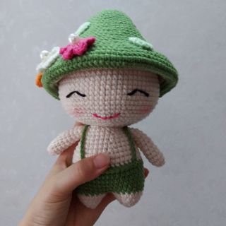 Nấm nùn bằng len móc