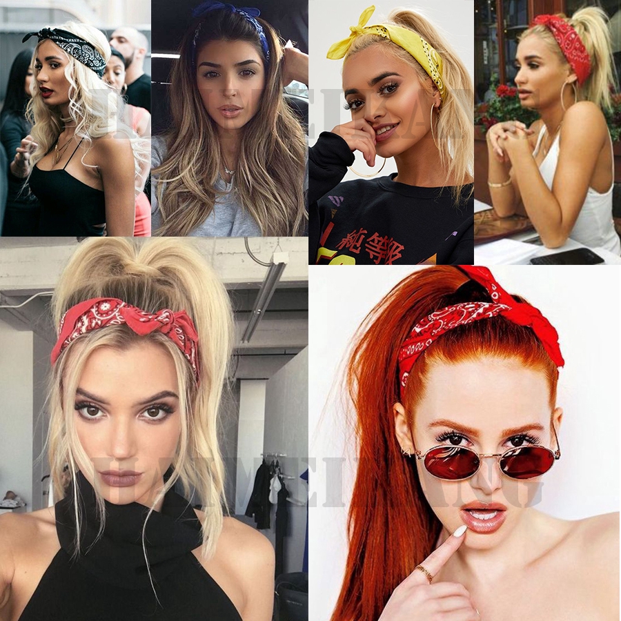 Khăn vải quấn tóc phong cách thời trang xinh xắn cho nữ