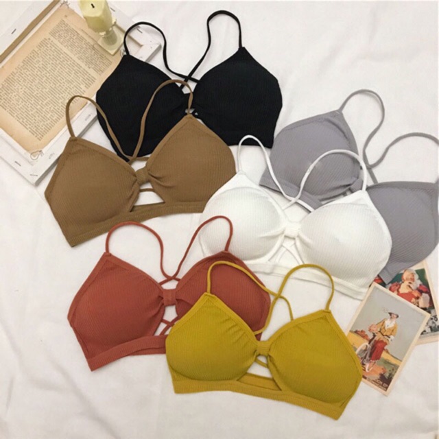  ÁO BRA QUÂY NGỰC KHÔNG GỌNG THẮT NƠ XINH XẮN