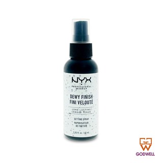 [NYX] Xịt khóa nền giữ lớp trang điểm NYX Dewy / Matte / Radiant Finish Setting Spray 60ml