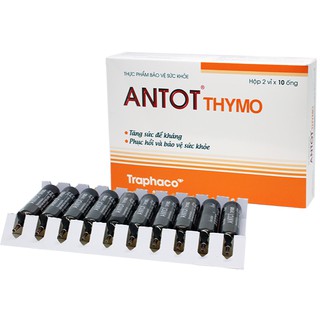 Antot thymo Traphaco hộp 2 vỉ x 10 ống