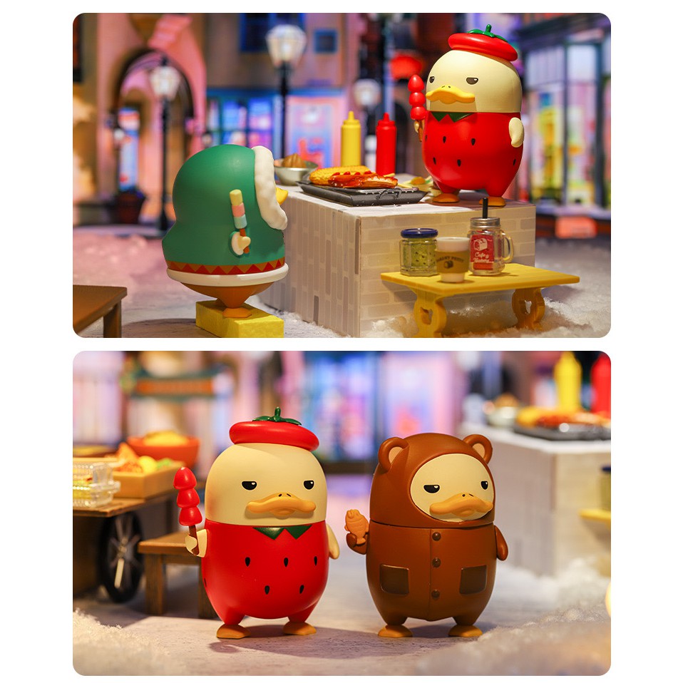 Mô Hình Búp Bê Popmart Dễ Thương Dòng Đất Mù DUCKOO Trong Mùa Đông