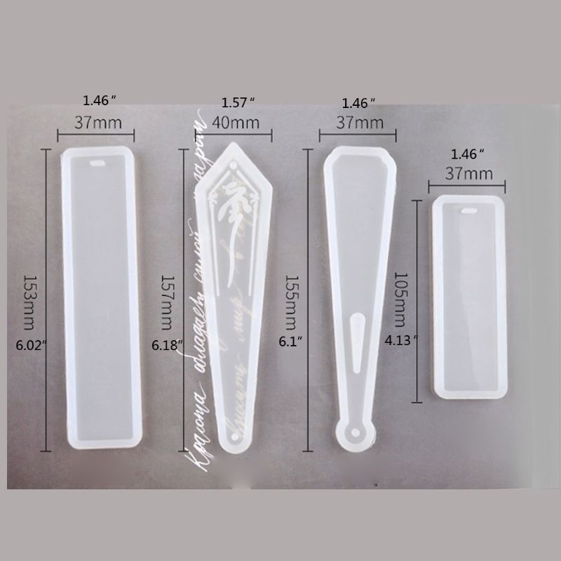 Khuôn Làm Thanh Đánh Dấu Sách Bằng Silicon
