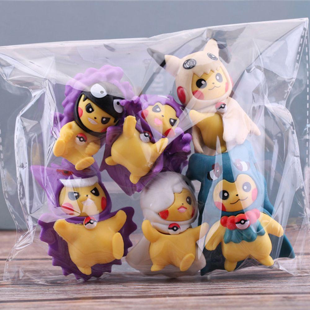 Mô Hình Pikachu Cosplay Dễ Thương 4-8CM