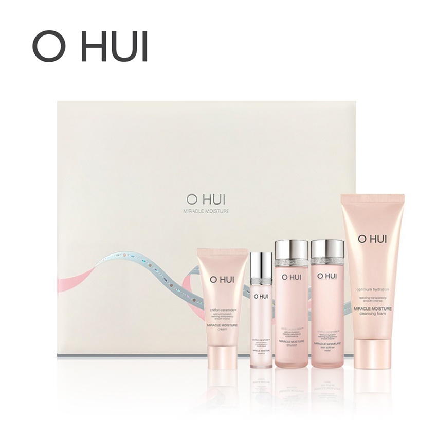 Bộ dưỡng ẩm trắng hồng Ohui Miracle Moisture Special Set 8 sản phẩm - Bộ Ohui Hồng Ohui | BigBuy360 - bigbuy360.vn