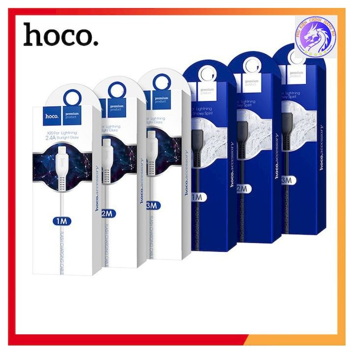 Cáp Sạc Nhanh HoCo X20 LIGHNING 3 M 2M 1M