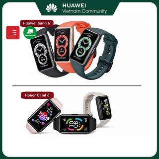 Vòng đeo tay thông minh Huawei Band 6 hỗ trợ theo dõi sức khỏe đồng hồ