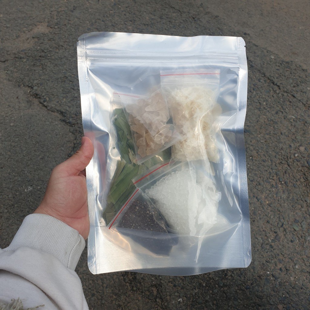 Mủ Trôm Hạt Chia &amp; Nấm Tuyết ( Nấu 4 - 5 Lít )