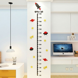 Miếng Dán Tường 3d Kiêm Thước Đo Chiều Cao Cho Bé