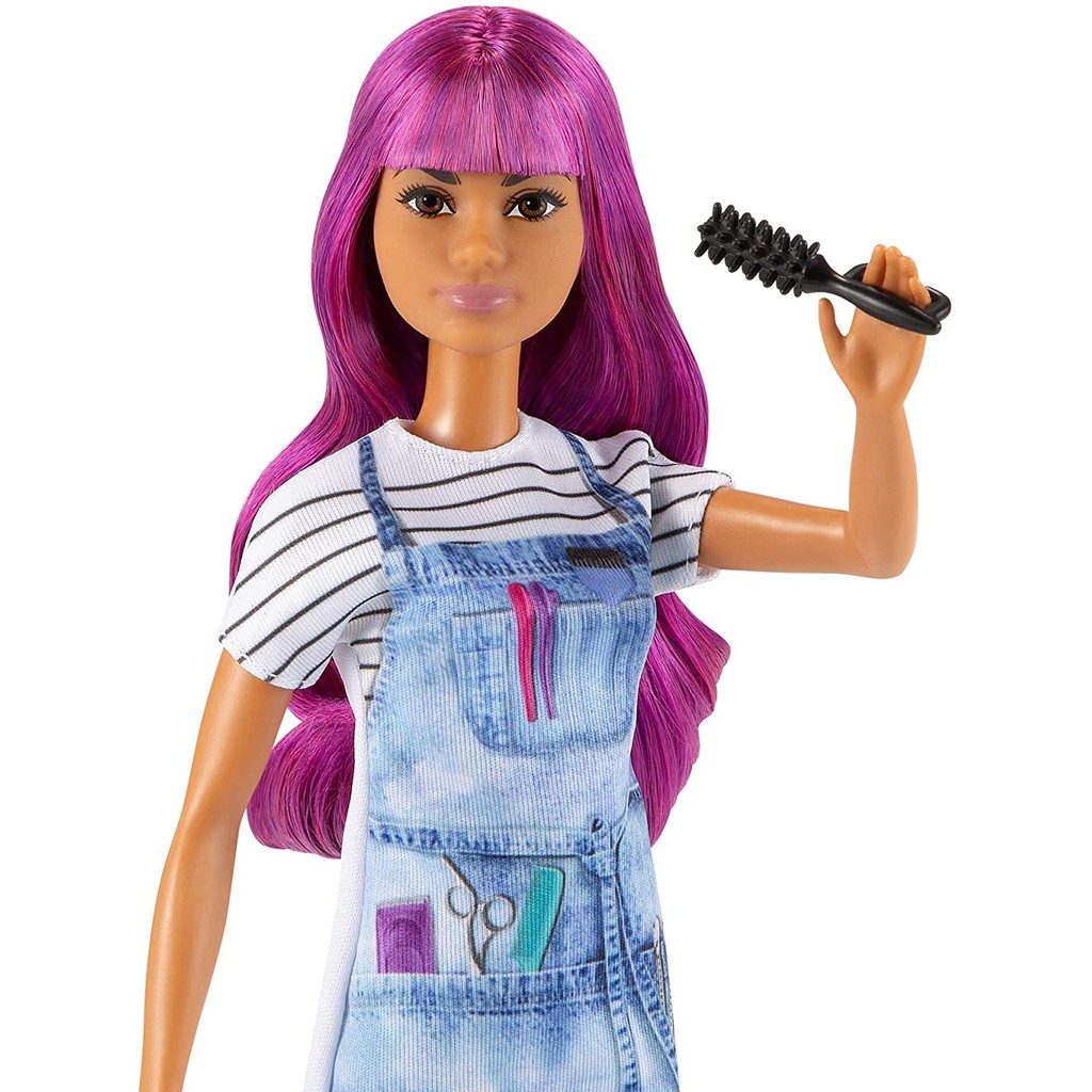 Barbie Nghề Nghiệp Thợ Tóc Career Doll Salon Hair Stylist