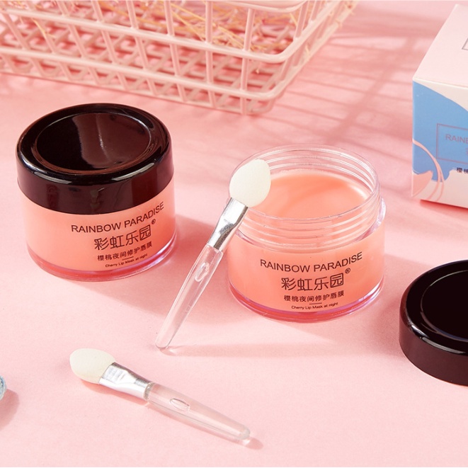 [Hàng mới về] Mặt nạ môi cherry Rainbow Paradise phục hồi ban đêm