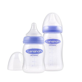 Bình sữa lansinoh momma 160ml/240ml đủ size núm