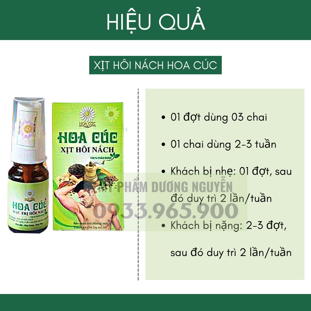 Xịt Hôi Nách Hoa Cúc Chính Hãng Dứt Hôi Nách Nhanh Chóng Hiệu Quả