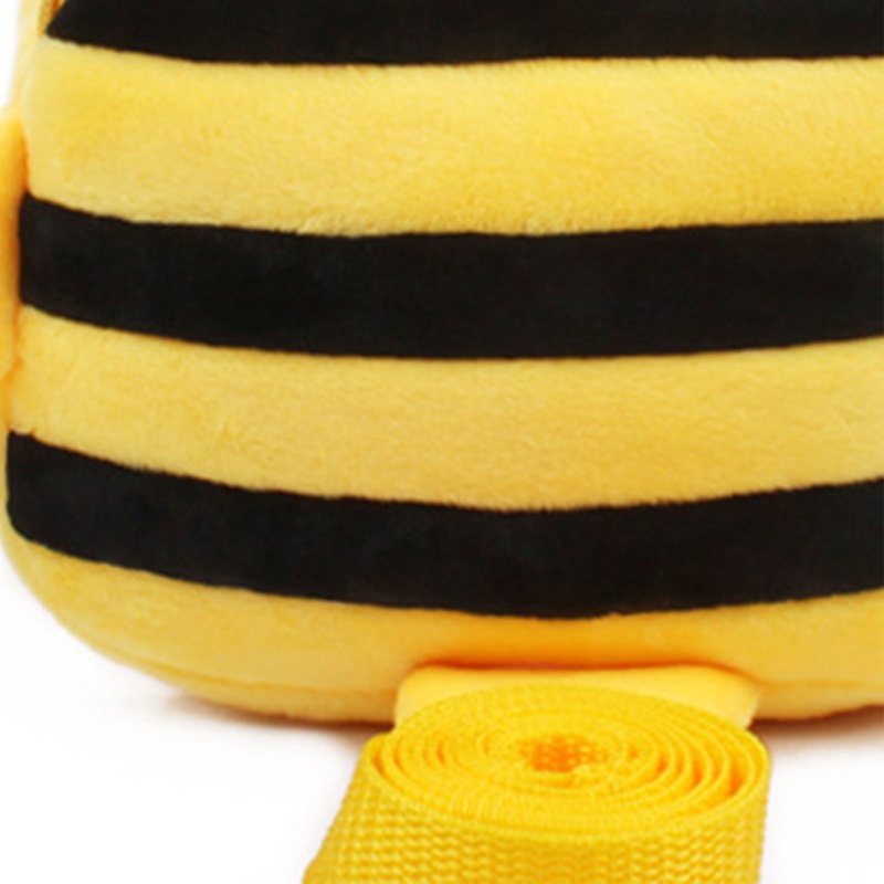 Ba Lô Lông Nhung Hình Thú Hoạt Hình Có Dây Dắt Chống Lạc An Toàn Cho Bé