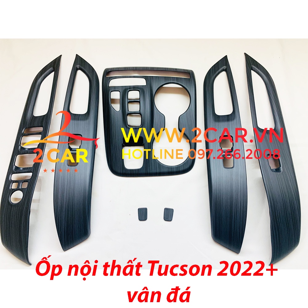 Ốp Nội Thất Vân Đá Xe Hyundai Tucson 2022 2023 Cao Cấp Chất Liệu Nhựa ABS- BẢN MỚI NHẤT