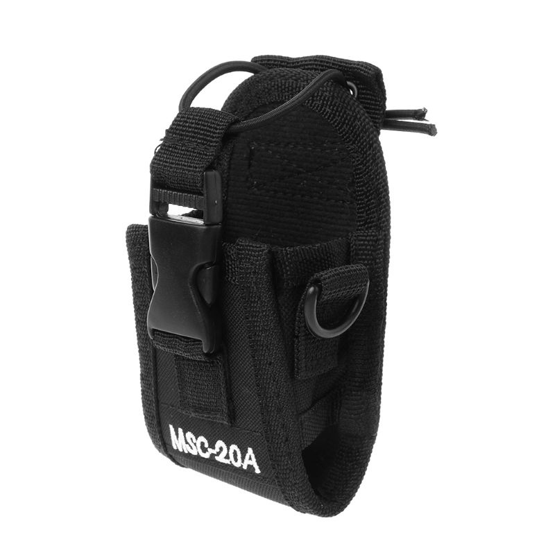 zong  MSC-20A Portable Nylon Interphone Sheath Walkie Talkie Holder Radio Case with Adjustable Strap for Multiple Interphones
