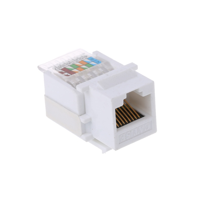 Set 5 Đầu Nối Dây Cáp Mạng Cat5E Utp Rj45 Không Cần Nối Cho Amp