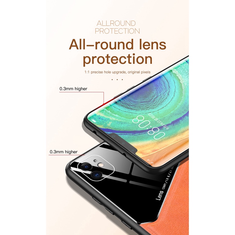 Ốp Điện Thoại Da Sang Trọng Có Nam Châm Kim Loại Cho iPhone 11 12 13 Pro Max 11 Pro 12 Mini