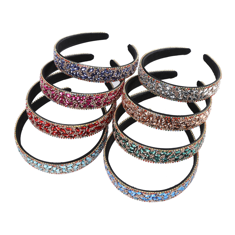 Băng đô cài tóc đính đá pha lê phong cách Hàn Quốc