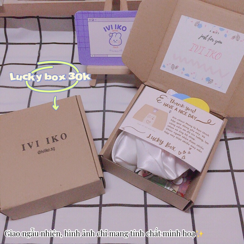 IVI IKO | Lucky Box - hộp quà may mắn dành tặng người thân, bạn bè (đọc kĩ mô tả, số lượng có hạn)