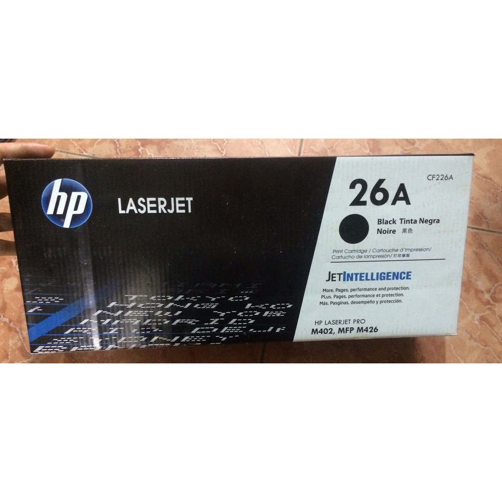 Mực in Laser đen trắng HP 26A Black (CF226A) - Dùng cho HP LaserJet Pro M402d/ M402dn