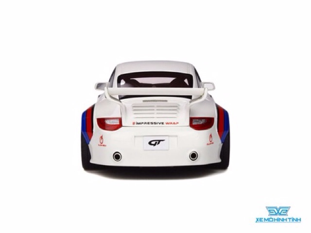 Xe Mô Hình Porsche 911 Old &amp; New Martini 1:18 GT Spirit ( Trắng )