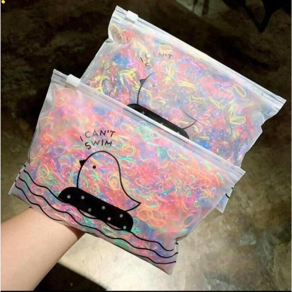 Túi 1000 chun nịt buộc tóc cho bé xinh
