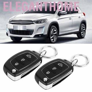 Eleganthome Car Security System 3 Buttons Keyless Central Lock Entry Kit
