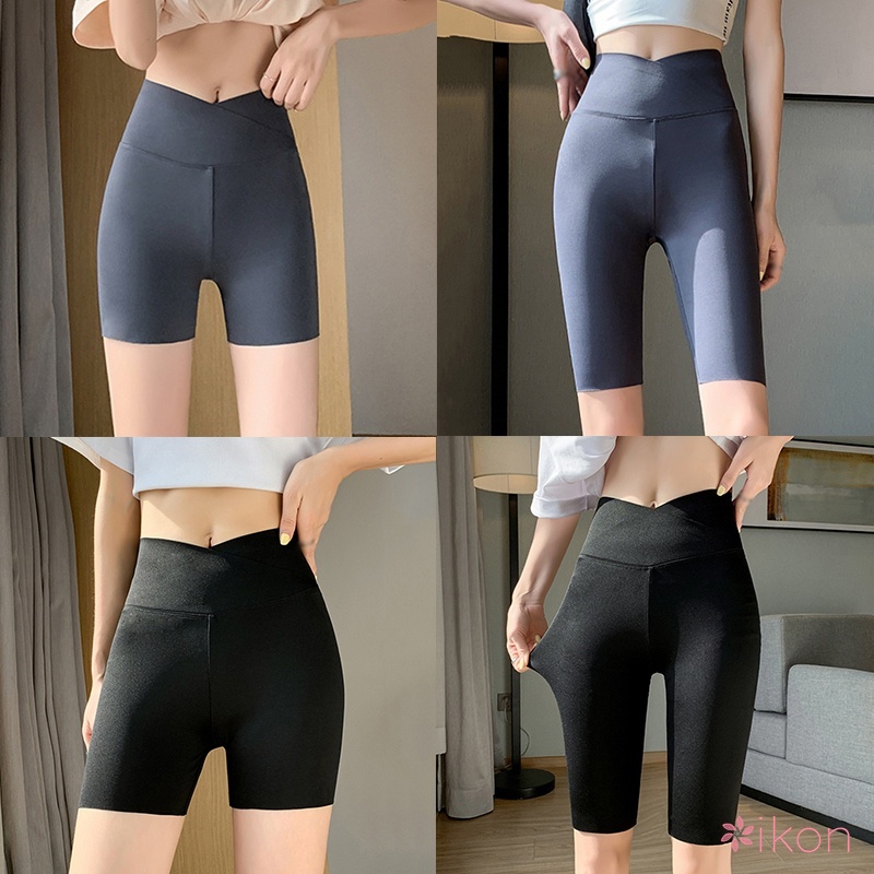 Quần Legging Ngắn Bảo Hộ An Toàn Khi Đi Xe Đạp Dành Cho Nữ