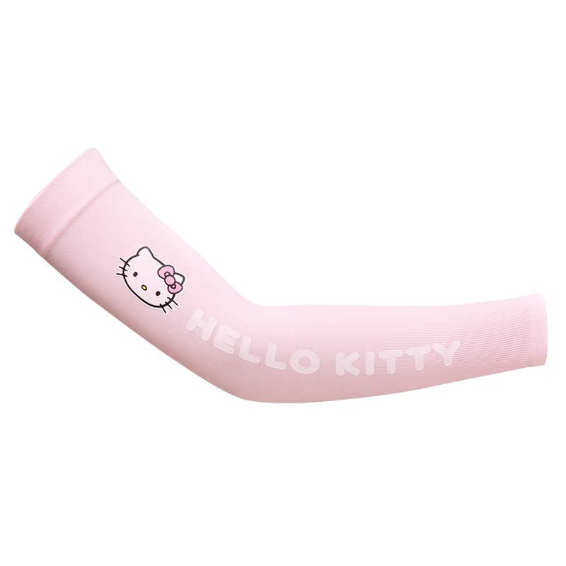 Hellokitty Ống Tay Áo Dài Vải Lụa Lạnh Mỏng Chống Nắng Hình Hello Kitty Dễ Thương