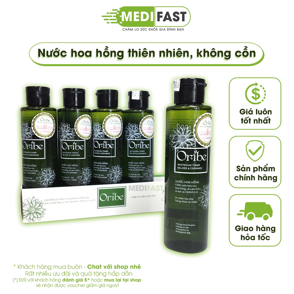 Nước hoa hồng cân bằng độ ẩm và ph Oribe 150ml, Tonner se khít lỗ chân lông không kích ứng cho da nhạy cảm và dầu