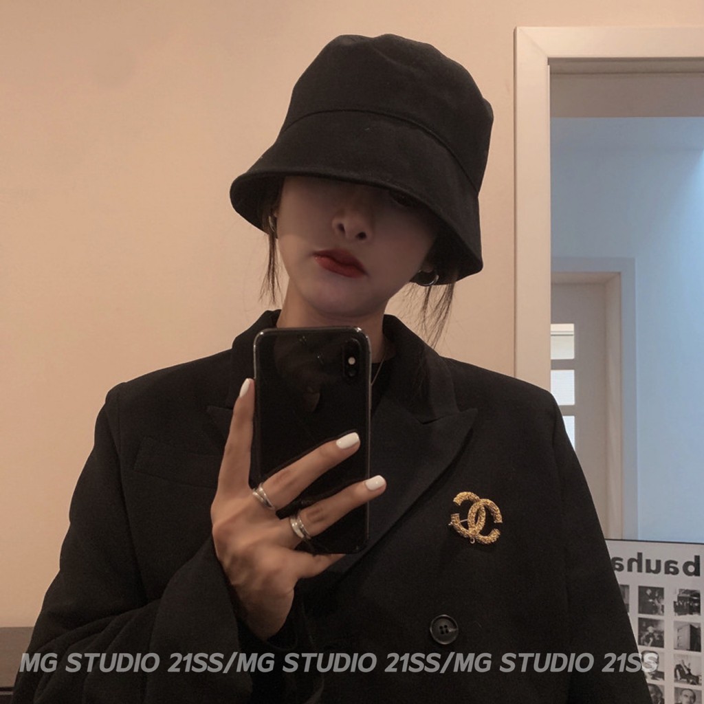 Nón tai bèo che nắng màu trơn dễ phối đồ thời trang xuân hè phong cách Hàn Quốc 2021 cho nữ