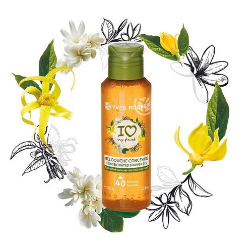 Gel tắm cô đặc TIARE FLOWER YLANG YLANG CONCENTRATED SHOWER GEL 100ML