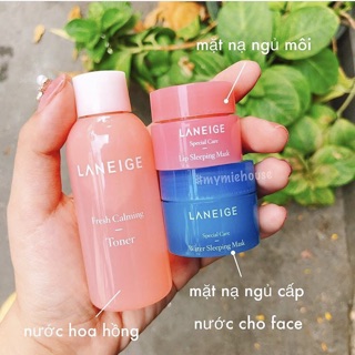 COMBO DƯỠNG ẨM LANEIGE MINI