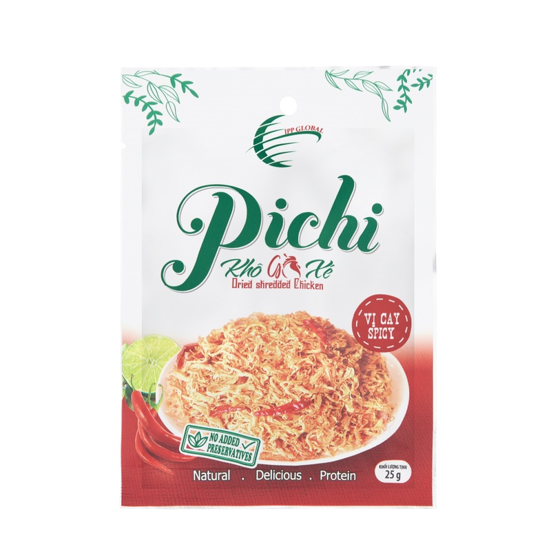 Khô gà xé cay đồ ăn vặt Pichi vị truyền thống gói 25g sợi dai thơm ngon ZonzonFood | BigBuy360 - bigbuy360.vn